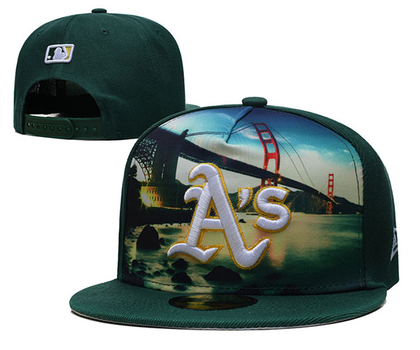 Oakland Athletics Stitched Snapback Hats 007